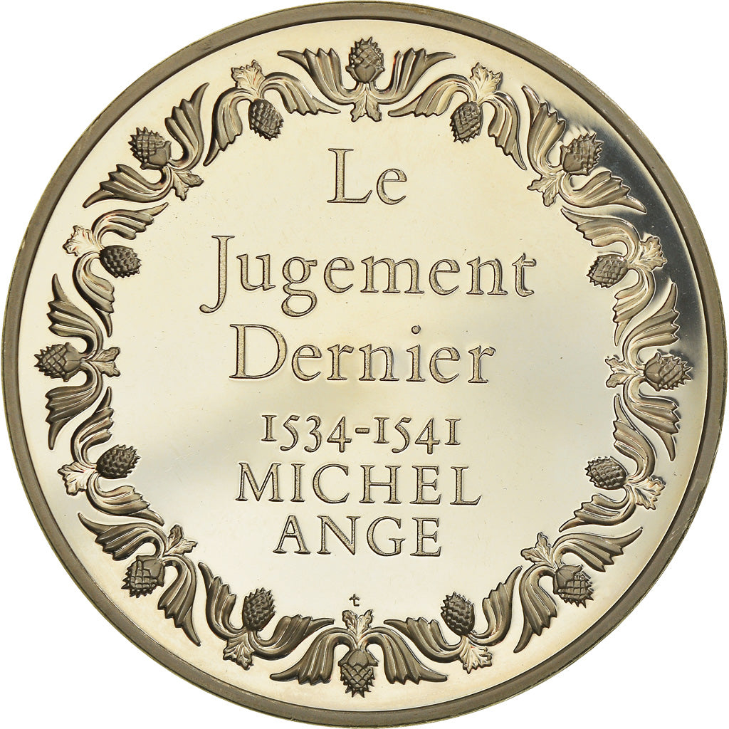 Frankreich, Medaille, French Fifth Republic, Le Jugement Dernier - Michel Ange