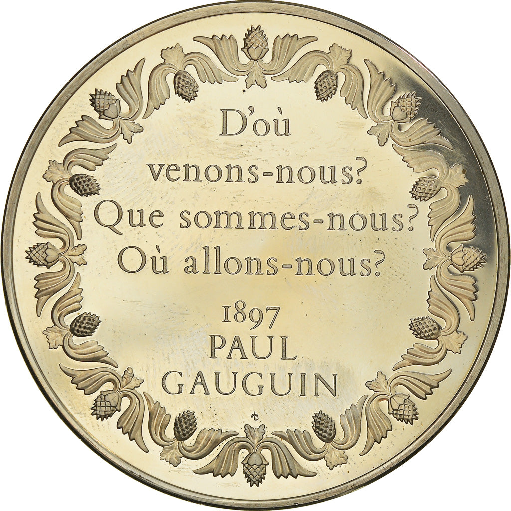 France, Medal, French Fifth Republic, D'où Venons-nous?Que Sommes-nous?Où
