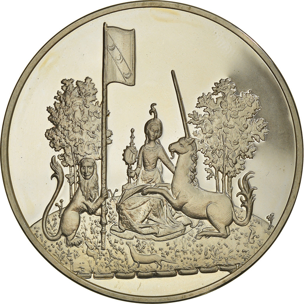 Frankreich, Medaille, French Fifth Republic, La Dame à la Licorne, Anonyme