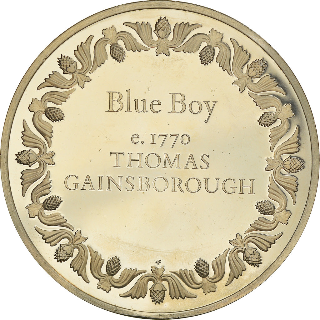 Frankrijk, Medaille, French Fifth Republic, Peinture, Blue Boy, Thomas