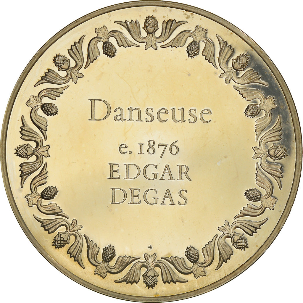 Francia, medaglia, French Fifth Republic, Peinture, Danseuse, Edgar Degas, Arts