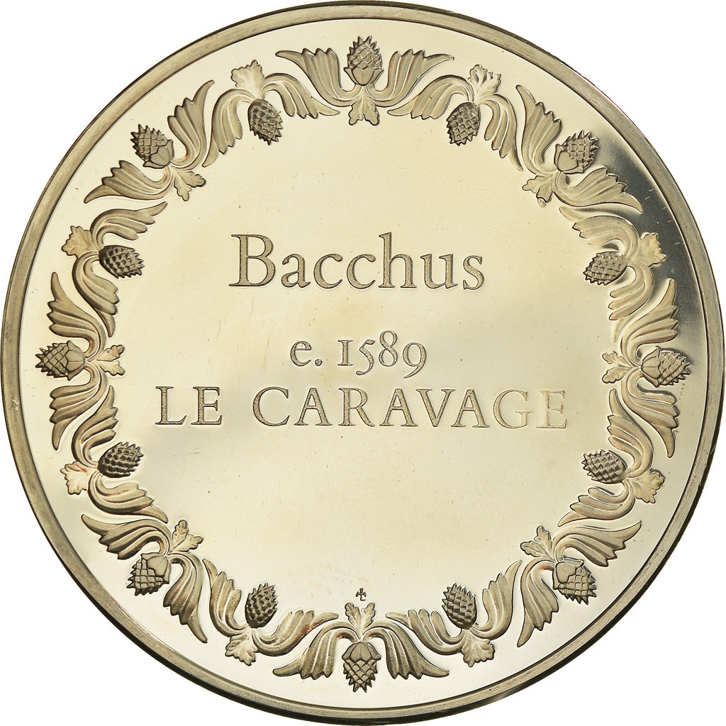 Frankreich, Medaille, French Fifth Republic, Peinture, Bacchus, Le Caravage