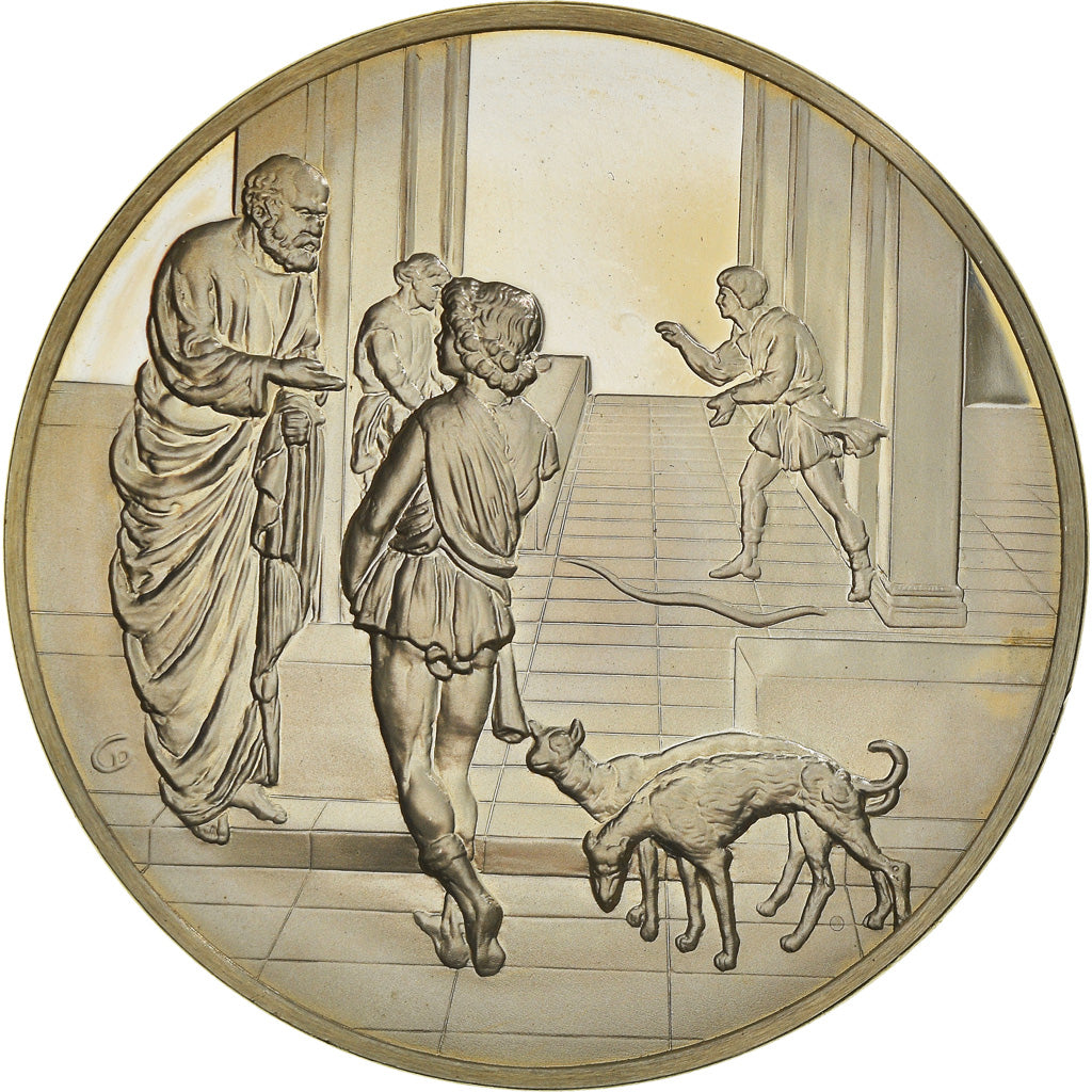 France, Medal, French Fifth Republic, L'Histoire de Jacob et d'Esaü, Lorenzo
