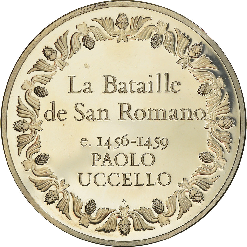 Frankrijk, Medaille, French Fifth Republic, Peinture, La Bataille de San Romano