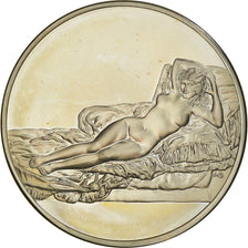 Francia, medaglia, French Fifth Republic, La Maja Nue - Goya, Arts & Culture