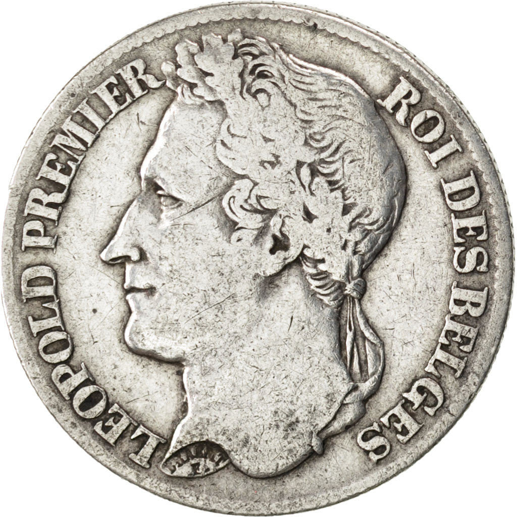Coin, Belgium, Leopold I, Franc, 1844, VF(30-35), Silver, KM:7.1