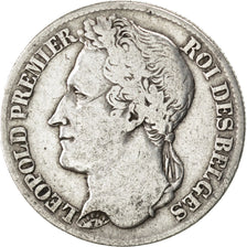 Coin, Belgium, Leopold I, Franc, 1844, VF(30-35), Silver, KM:7.1