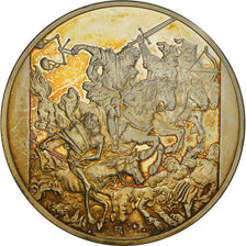 Francia, medalla, French Fifth Republic, Peinture, Les Cavaliers de