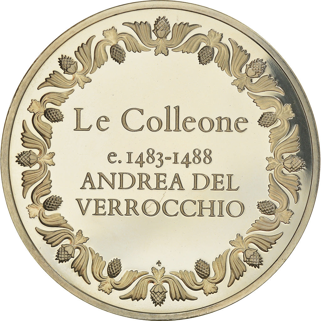 Francia, medaglia, French Fifth Republic, Le Colleone,Andréa Del Verrocchio