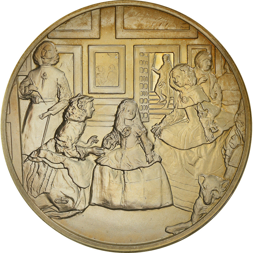 Francia, medalla, French Fifth Republic, Les Ménines, Diego Velazquez, Arts &
