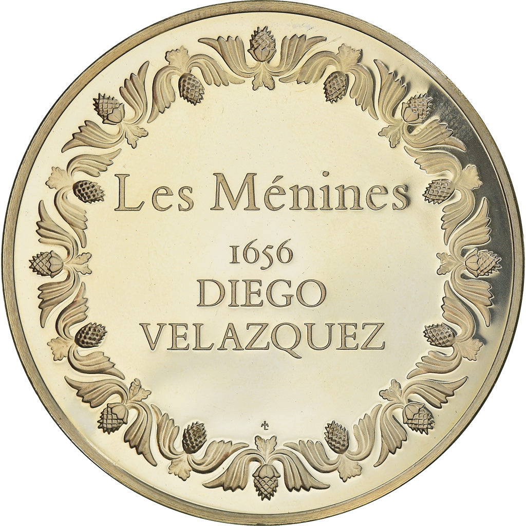 Francia, medalla, French Fifth Republic, Les Ménines, Diego Velazquez, Arts &