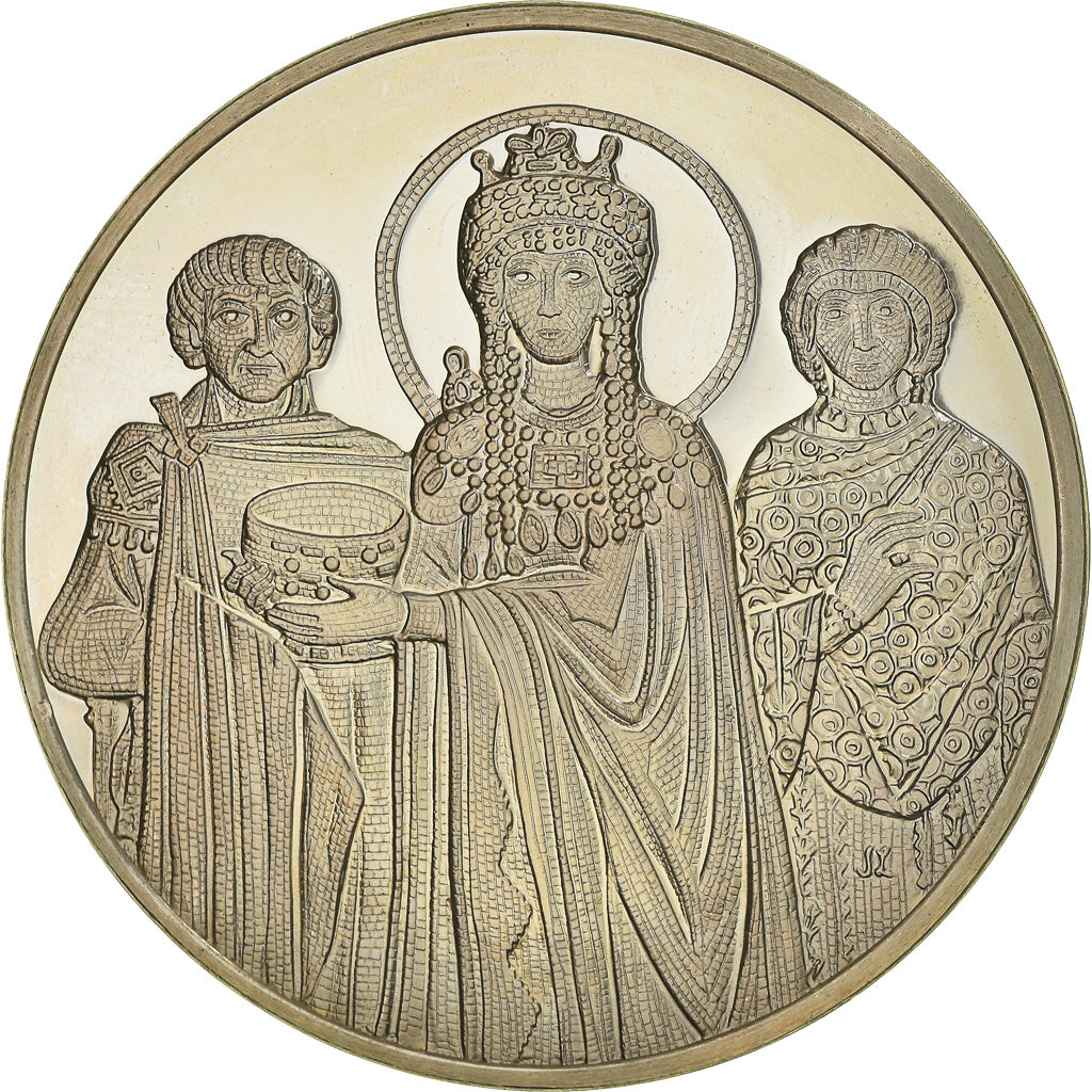 Francia, medalla, French Fifth Republic, L'Impératrice Théodora et sa Suite