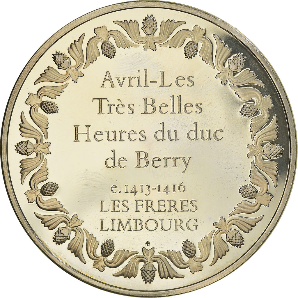 Frankreich, Medaille, French Fifth Republic, Avril-Les Très Belles Heures du