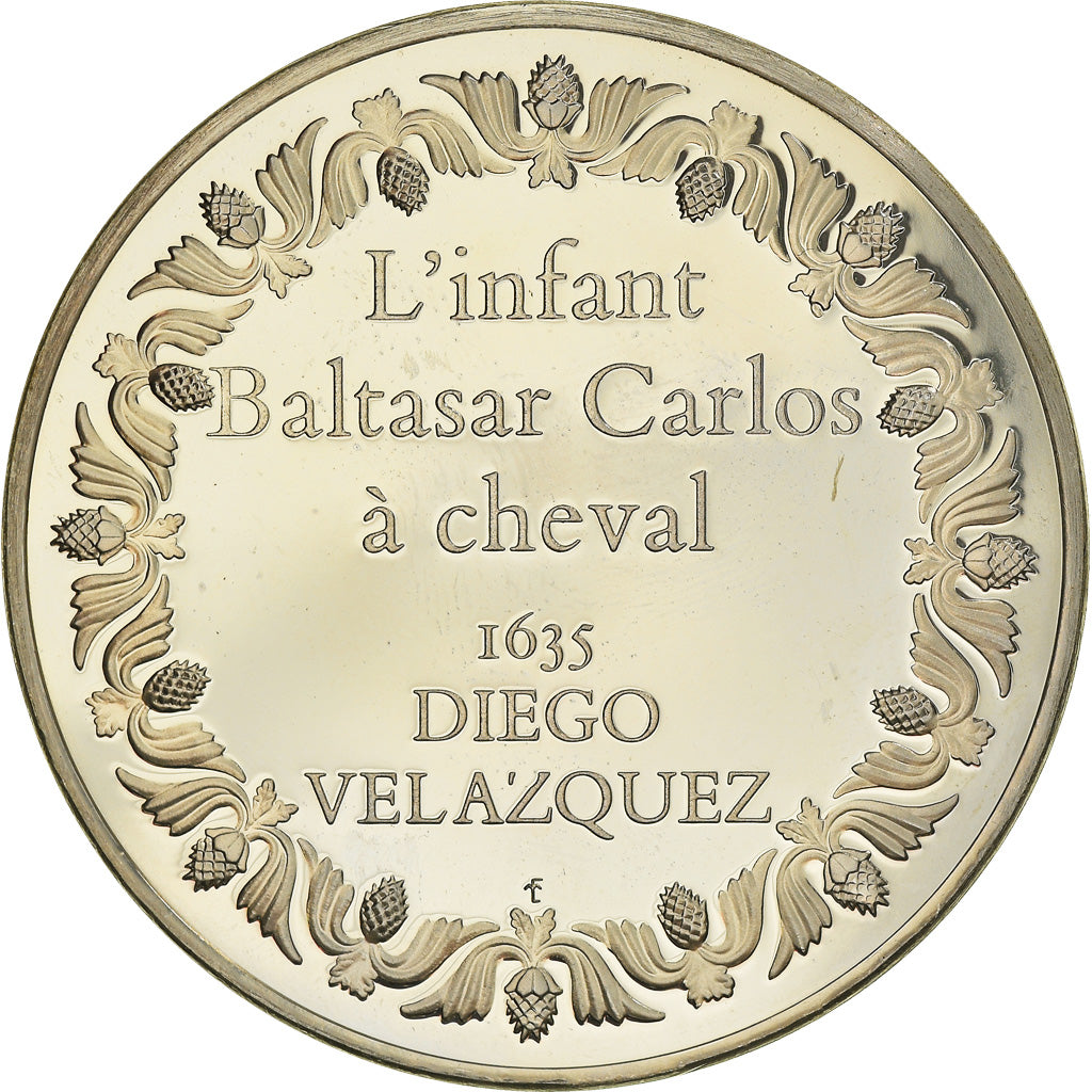 Frankreich, Medaille, French Fifth Republic, L'infant Baltasar Carlos à cheval
