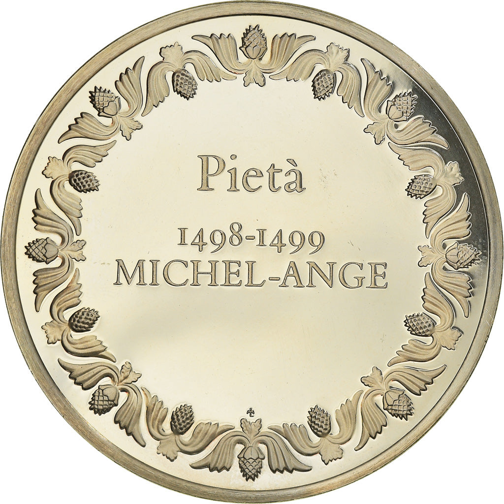 Frankreich, Medaille, French Fifth Republic, Peinture, Michel Ange, la Piéta
