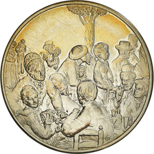 Francia, medalla, French Fifth Republic, Le Moulin de la Galette, Pierre-Auguste
