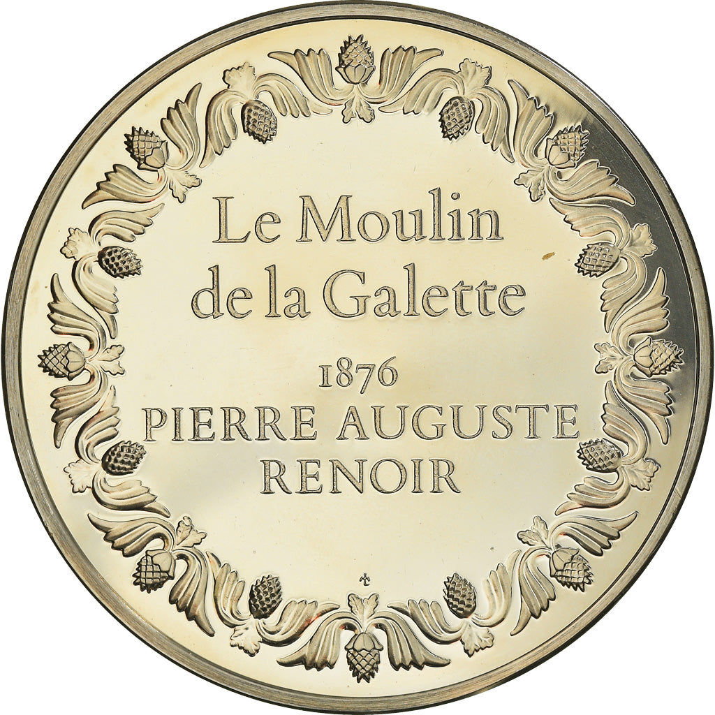 Francia, medalla, French Fifth Republic, Le Moulin de la Galette, Pierre-Auguste
