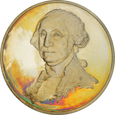 Frankreich, Medaille, French Fifth Republic, George Washington, Gilbert Stuart