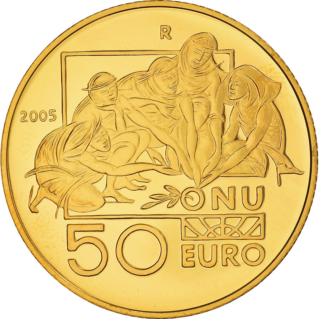 San Marino, 50 Euro, 2005, Rome, MS(65-70), Gold, KM:471