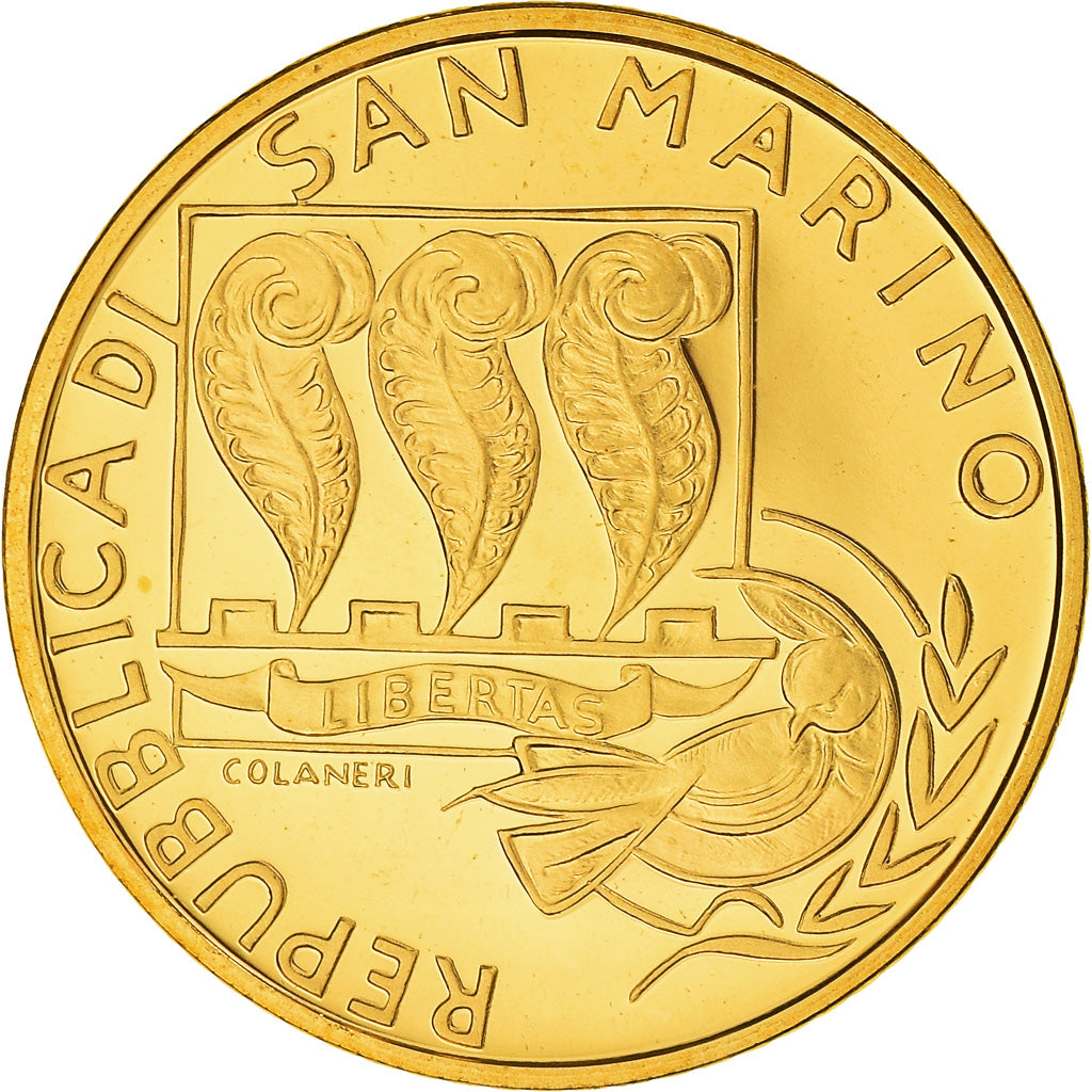San Marino, 20 Euro, 2005, Rome, STGL, Gold, KM:470