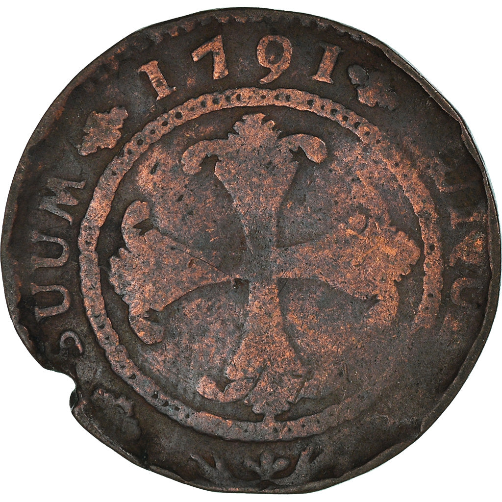 Monnaie, SWISS CANTONS, NEUCHATEL, 4 Kreuzer, 1791, Neuenburg, TB, Billon, KM:49