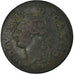Coin, France, Louis XVI, Sol à l'Ecu, 1789, Bordeaux, VF(20-25), Copper