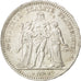 FRANCE, Hercule, 5 Francs, 1876, Paris, KM #820.1, AU(50-53), Silver, Gadoury...