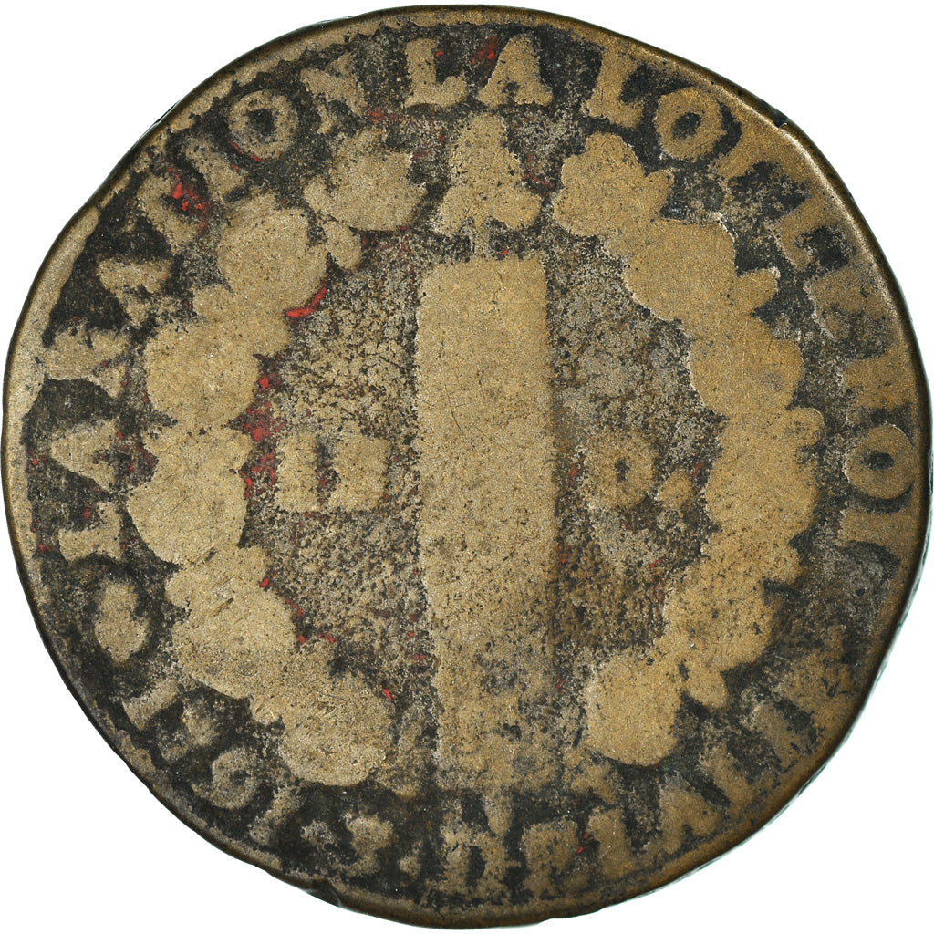 Moneta, Francja, 12 deniers françois, 12 Deniers, 1791, Paris, VF(20-25)