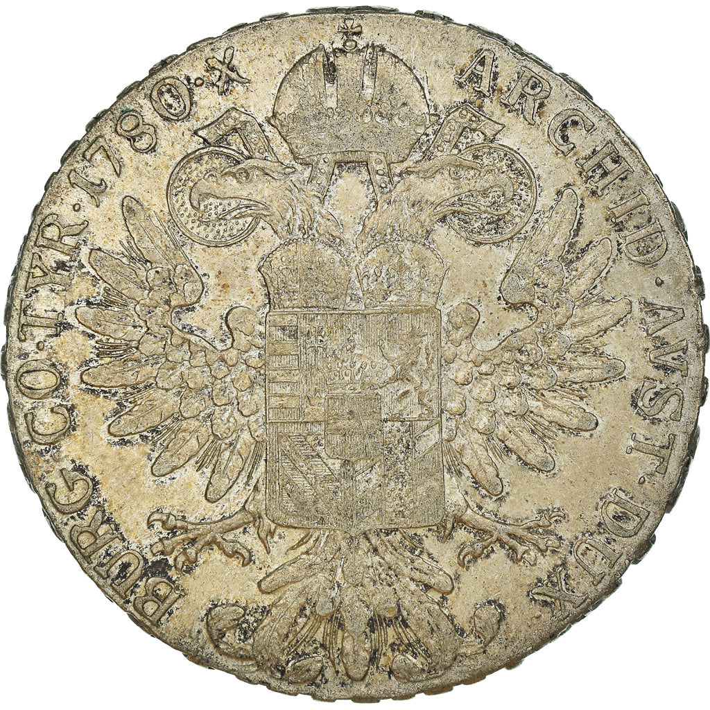 Coin, Austria, Joseph II, Thaler, 1780, Vienne, Restrike, AU(50-53), Silver