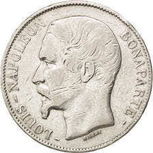 FRANCE, Napoléon III, 5 Francs, 1852, Paris, KM #773.1, VF(20-25), Silver, G...