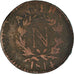 Moneta, STATI FRANCESI, ANTWERP, 5 Centimes, 1814, Anvers, MB, Bronzo, KM:2.1