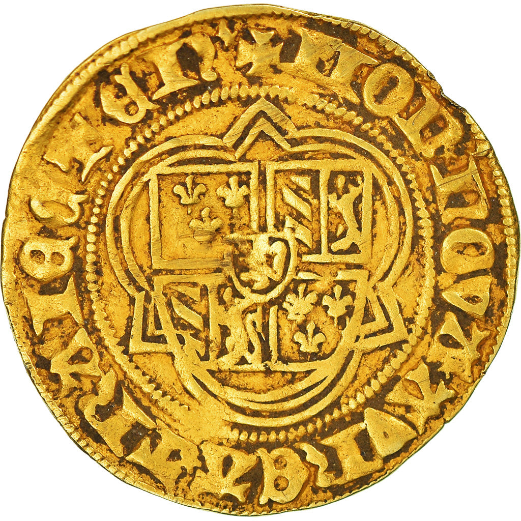 Coin, Netherlands, UTRECHT, David de Bourgogne, Ducat, Utrecht, VF(30-35), Gold