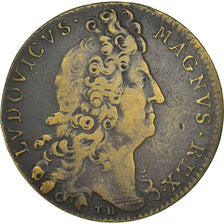 France, Token, Royal, Louis XIV, EF(40-45), Copper, Feuardent:12858