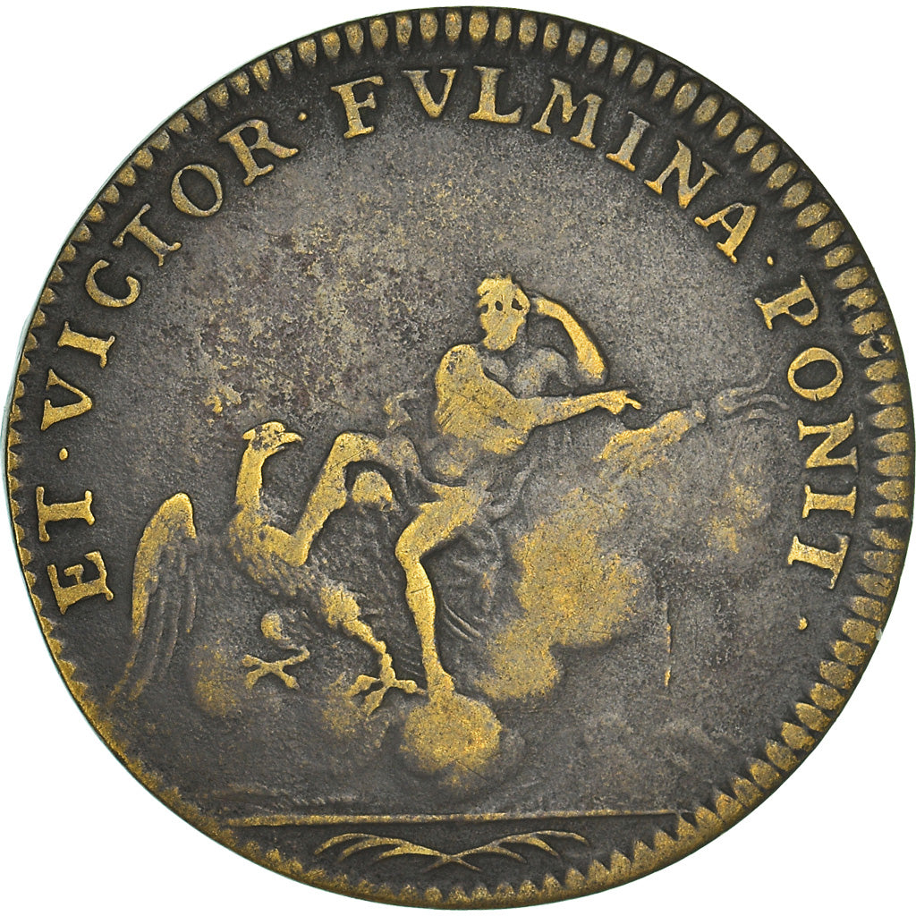 France, Token, Royal, Louis XIV, EF(40-45), Copper, Feuardent:12858