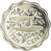 Moneta, Bahamy, Elizabeth II, 10 Cents, 1976, Franklin Mint, U.S.A., Proof