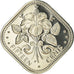 Munten, Bahama's, Elizabeth II, 15 Cents, 1976, Franklin Mint, U.S.A., Proof