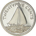 Coin, Bahamas, Elizabeth II, 25 Cents, 1976, Franklin Mint, U.S.A., Proof