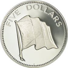 Coin, Bahamas, Elizabeth II, 5 Dollars, 1976, Franklin Mint, U.S.A., Proof