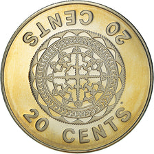 Munten, Salomoneilanden, Elizabeth II, 20 Cents, 1978, Franklin Mint, Proof