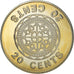 Moneda, Islas Salomón, Elizabeth II, 20 Cents, 1978, Franklin Mint, Proof, FDC