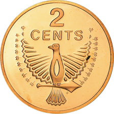 Coin, Solomon Islands, 2 Cents, 1978, Franklin Mint, Proof, MS(65-70), Bronze