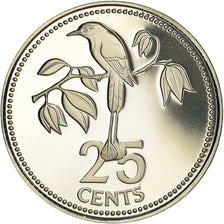 Moneda, Belice, 25 Cents, 1979, Franklin Mint, Proof, FDC, Cobre - níquel