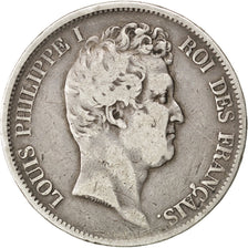 Francia, Louis-Philippe, 5 Francs, 1831, Rouen, MB, Argento, KM:736.2, Gadour...