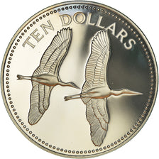 Moeda, Belize, 10 Dollars, 1979, Franklin Mint, Proof, MS(65-70), Cobre-níquel