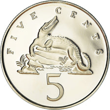 Coin, Jamaica, Elizabeth II, 5 Cents, 1976, Franklin Mint, USA, Proof