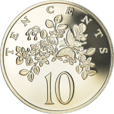 Münze, Jamaica, Elizabeth II, 10 Cents, 1976, Franklin Mint, USA, Proof, STGL