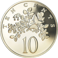 Coin, Jamaica, Elizabeth II, 10 Cents, 1976, Franklin Mint, USA, Proof