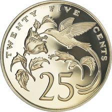 Monnaie, Jamaica, Elizabeth II, 25 Cents, 1976, Franklin Mint, USA, Proof, FDC