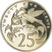 Coin, Jamaica, Elizabeth II, 25 Cents, 1976, Franklin Mint, USA, Proof
