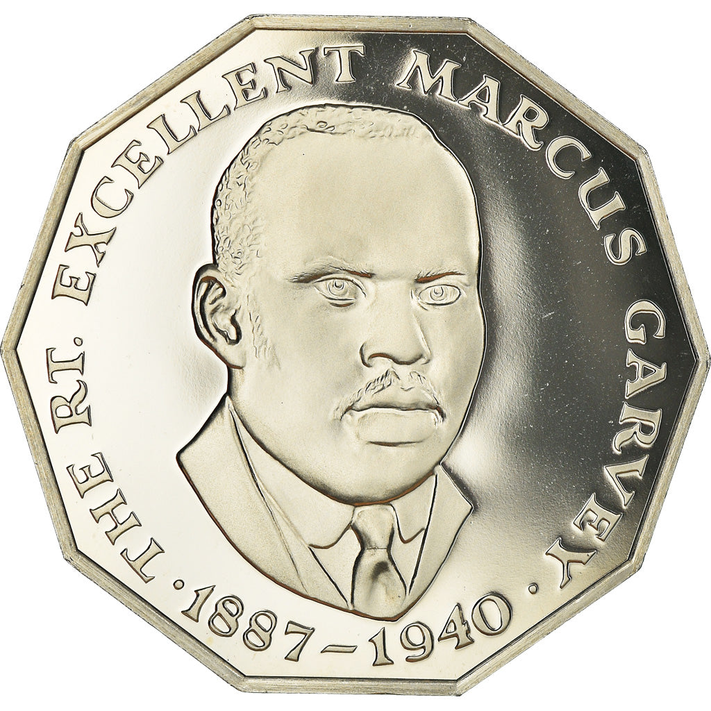 Coin, Jamaica, Elizabeth II, 50 Cents, 1976, Franklin Mint, USA, Proof